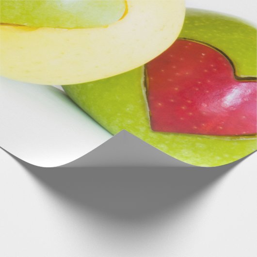 Drie appels cadeaupapier (Hoek)