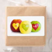 Drie appels etiket (Insitu)