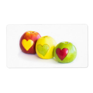 Drie appels etiket