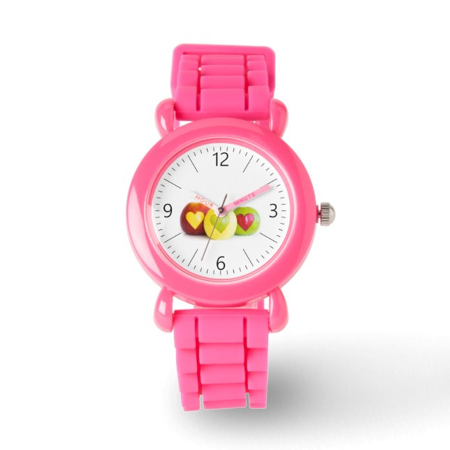 Drie appels horloge (Voorkant)