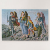 Drie Archangels en Tobias (M 017) Legpuzzel (Horizontaal)