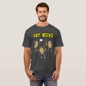 Drie Art Rocks T-shirt (Voorkant volledig)