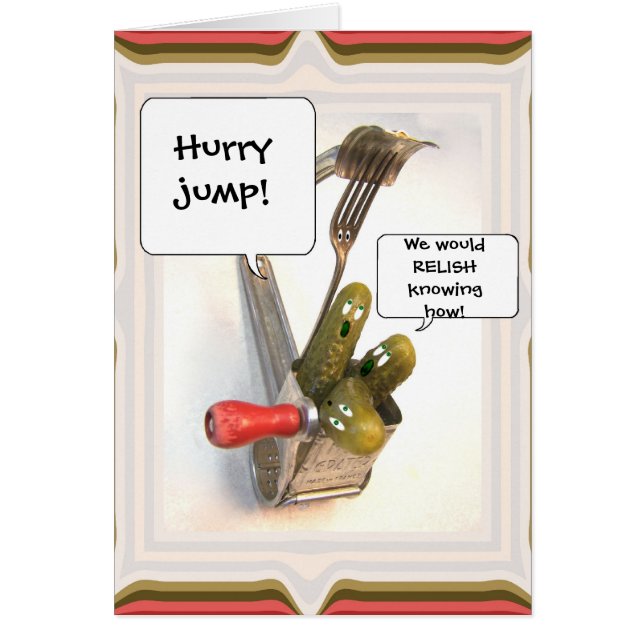 Drie Augurins Comic Sjabloon Card (Voorkant)