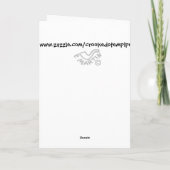 Drie Augurken Comic Sjabloon Dank u Kaart (Achterkant)