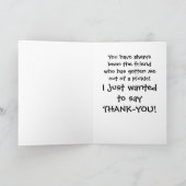 Drie Augurken Comic Sjabloon Dank u Kaart (Binnen)