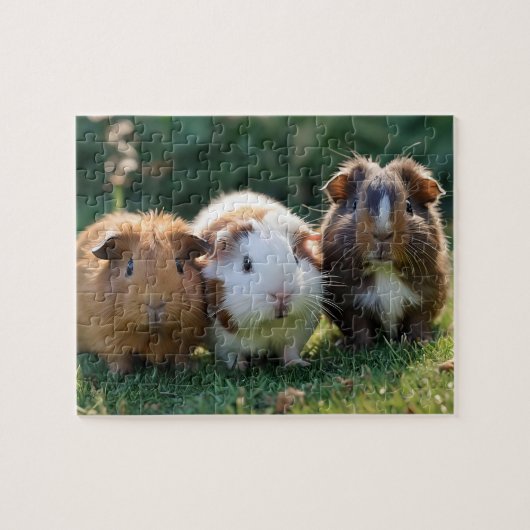 Drie Baby-cavia's, Legpuzzel (Horizontaal)