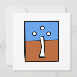 DRIE BAL KRUIS BEDANKKAART