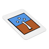 DRIE BAL KRUIS MAGNEET (Rechterzijde)