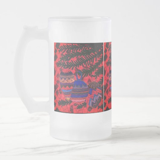 Drie ballen matglas bierpul (Links)