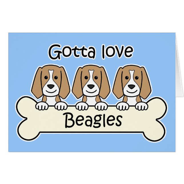 Drie Beagles (Voorkant Horizontaal)