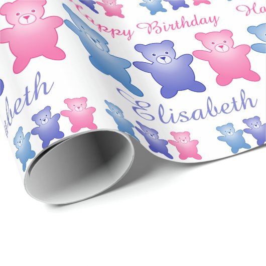 Drie Beren Cadeaupapier (Rol Hoek)