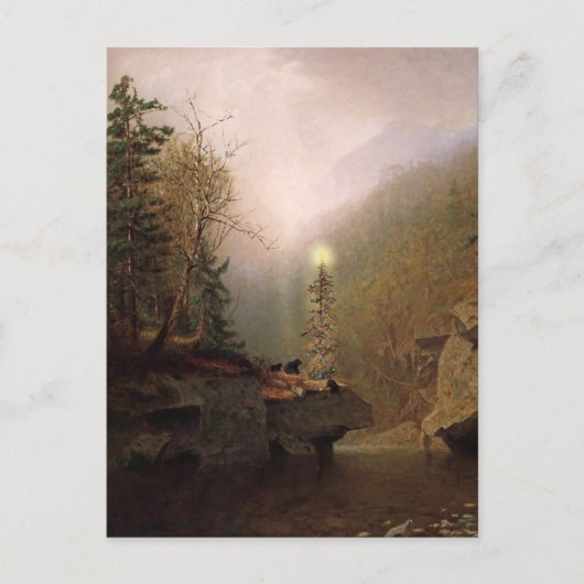 Drie Beren Kerstmis Briefkaart (Voorkant)