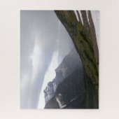 Drie bergen Storm Cloud Schilderachtig Foto Legpuzzel (Verticaal)