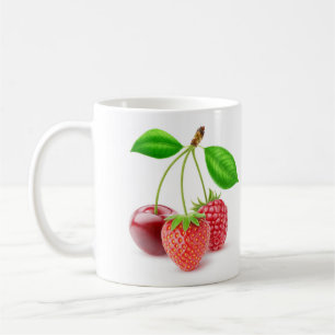 Drie bessen koffiemok