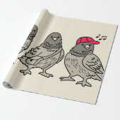 Drie beste vrienden cadeaupapier (Uitgerold)