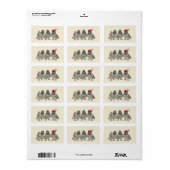 Drie beste vrienden etiket (Full Sheet)