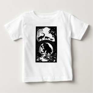 Drie Billy Goats Gruff Baby T-Shirt