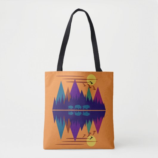 Drie Bizons Tote Bag (Voorkant)
