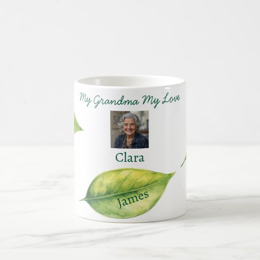 Drie bladeren koffiemok (Center)