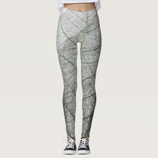 Drie bladskeletten leggings (Voorkant)
