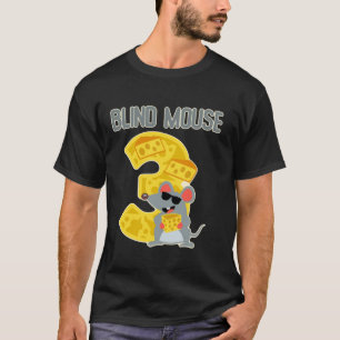 Drie blinde muizen die overeenkomen met Halloween- T-shirt
