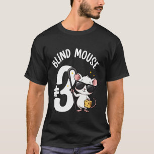 Drie blinde muizen die overeenkomen met Halloween- T-shirt