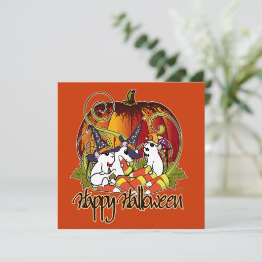 Drie blinde muizen kaart (Staand voorkant)