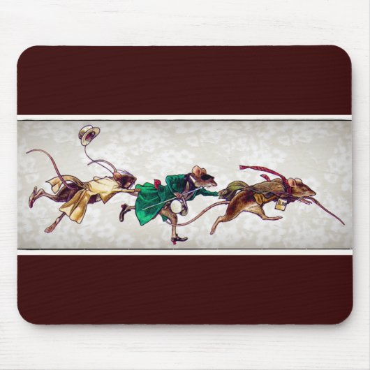 Drie blinde muizen muismat (Voorkant)