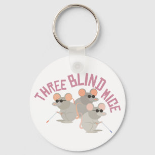 Drie blinde muizen sleutelhanger