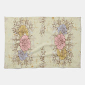 Drie bloemen,  land bloemen theedoek (Horizontaal)