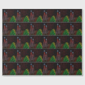 Drie bomen bij de groeten van Midtown Cadeaupapier (Vlak)