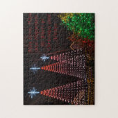 Drie bomen bij de groeten van Midtown Legpuzzel (Verticaal)