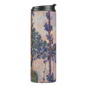 Drie bomen in Gray Weather, Claude Monet Thermosbeker (Gedraaid links)