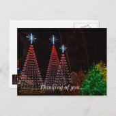 Drie bomen in Midtown Briefkaart (Voorkant / Achterkant)