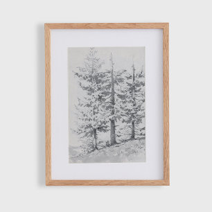 Drie bomen.  schets poster