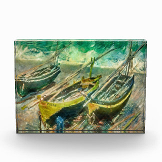 Drie boot. Claude Monet. Fotoblokken