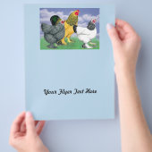 Drie Brahmas Flyer (Hand)