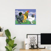 Drie Brahmas Poster (Thuiskantoor)