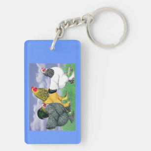 Drie Brahmas Sleutelhanger