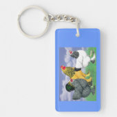 Drie Brahmas Sleutelhanger (Voorkant)