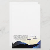 Drie Briefpapieren kruisen Briefpapier (Voorkant / Achterkant)