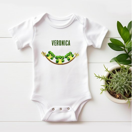 Drie broccoli romper