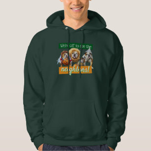 Drie Bulldogs in Verkleedingen Hoodie