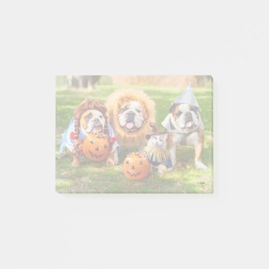 Drie Bulldogs in Verkleedingen Post-it® Notes (Voorkant)