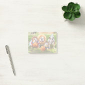 Drie Bulldogs in Verkleedingen Post-it® Notes (Kantoor)