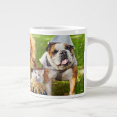 Drie Bulldogs in verkleedpartij Extra Grote Beker (Rechts)