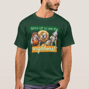 Drie Bulldogs in verkleedpartij T-shirt