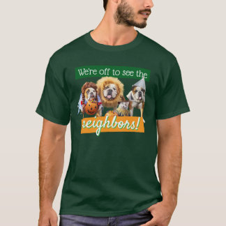 Drie Bulldogs in verkleedpartij T-shirt