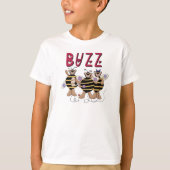 Drie Bumblebee Buzz Tshirts en cadeautjes (Voorkant)