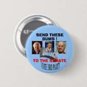 drie bums ronde button 5,7 cm (Voorkant /achterkant)